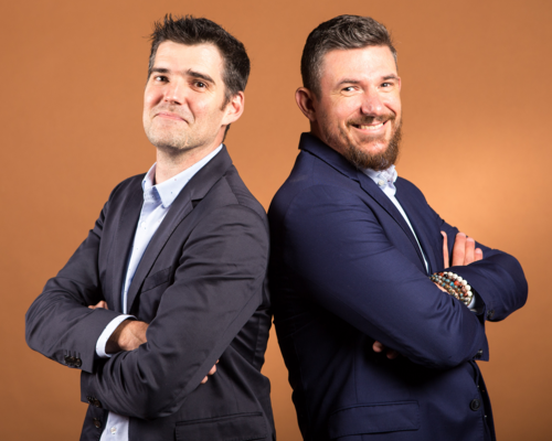 Laurent Bocquet et Julien Guyot, fondateurs de Hop3team.