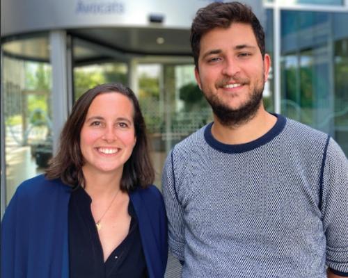 Elsa Lefrancq et Léo Aniesa KPMG.