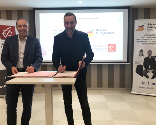 L'Ecureuil signe avec le réseau Entreprendre à l'échelle régionale