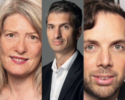 Delphine Capelli, Boris Gueudin et Xavier Lemarechal, experts Fusions-Acquisitions (M&A) KPMG